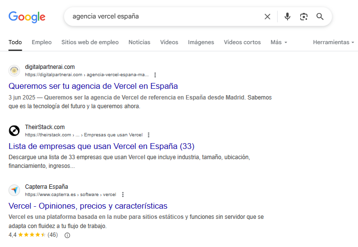 Un ejemplo de SEO que vale para la IA