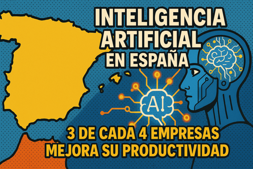 Inteligencia Artificial en España: 3 de cada 4 empresas mejora su productividad