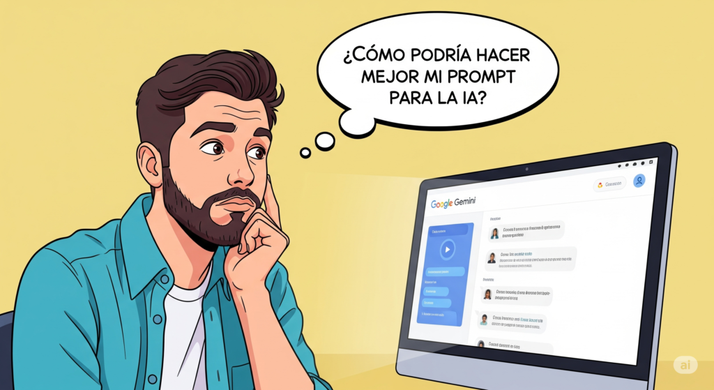 Imagen de portada de prompt e IA