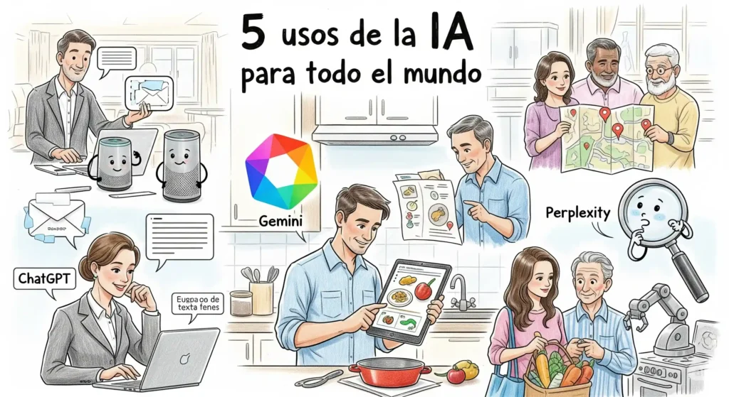5 usos de la IA para todo el mundo