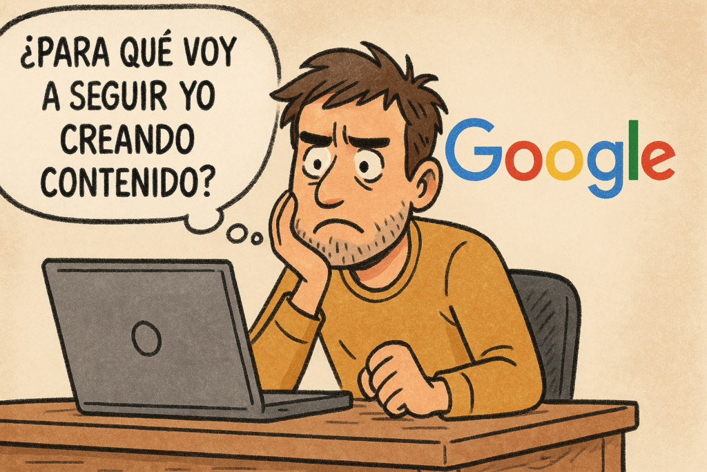 Un creador de contenido indignado por el nuevo modelo de monetización de Google y su IA