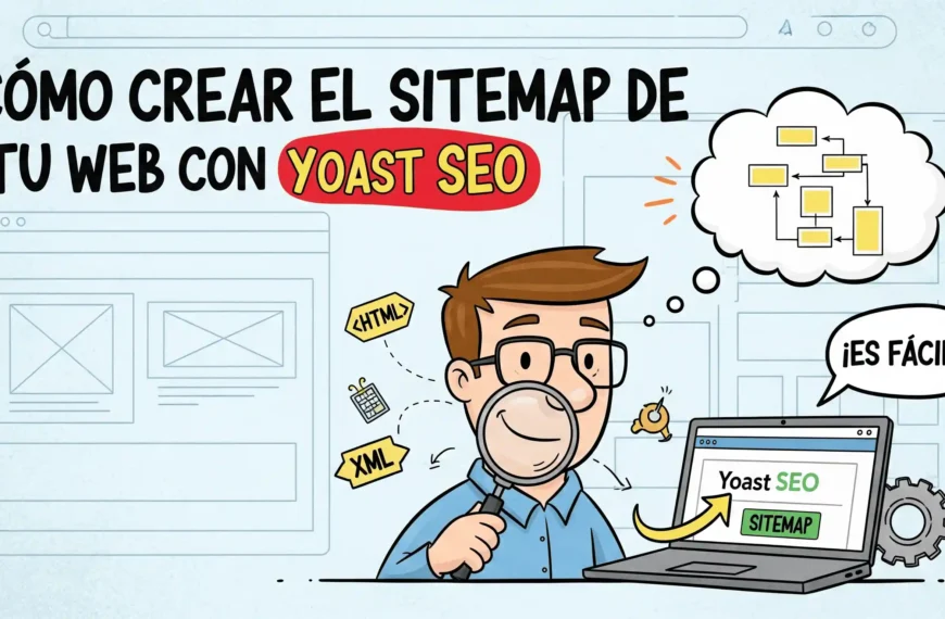 Cómo crear sitemap con Yoast SEO. Imagen de portada.